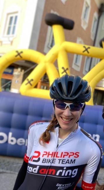 Julia am Mondsee-Radmarathon